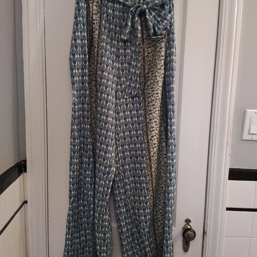 Ces Femme wide-leg pants, elastic waist, small but run big